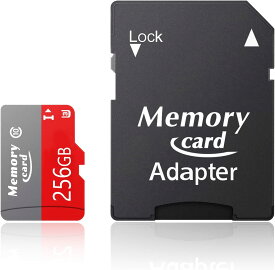 マイクロ メモリーカード 256GB 超高速100 /90MBS、4Kビデオ録画、256GBマイクロMemory card UHS-I、A1 実行アプリ、クラス10-B(256GB)