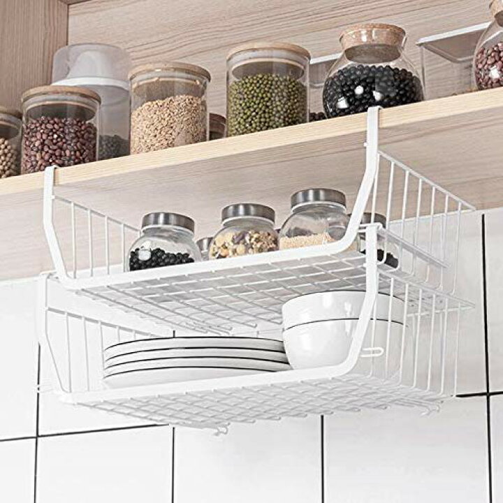1192円 プレゼント ラック 吊り下げ棚 3個セット 簡単取付 キッチン スタッキング 吊り下げ収納 小物 生活用品 連結可能 耐荷重5kg ホワイト 工具不要 収 1192円 プレゼント ラック 吊り下げ棚 3個セット 簡単取付 キッチン スタッキング 吊り下げ収納 小物 生活用品 連結可能 耐荷重5kg ホワイト 工具不要 収