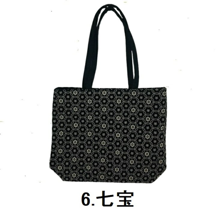 楽天市場】印伝調 手提げバッグ トートバッグ S 18x18cm : 浅草たつみや