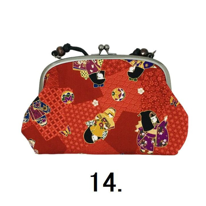 楽天市場】がま口ポシェット 和柄 和風 ショルダーバッグ 浅草たつみや