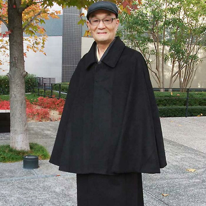 楽天市場】トンビ コート 紳士 トンビコート ウール混 M L LL  