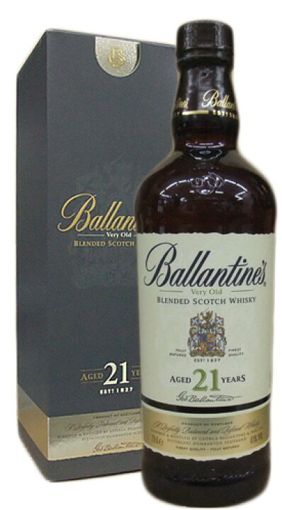 楽天市場】バランタイン 21年 40度 700ml : あさの酒店 