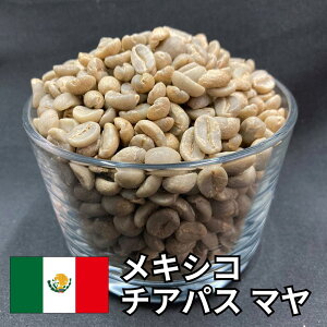 ★20%OFFクーポン★ 送料無料 コーヒー生豆 焙煎用 メキシコ チアパス マヤ ウォッシュト 800g/2kg/5kg/10kg