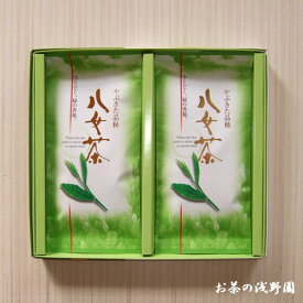 八女茶 特上煎茶ギフト 100g 2本箱入 贈答用 煎茶 福岡 八女 特上煎茶 緑茶 急須 茶葉 リーフ 特産品 贈り物 お歳暮 こだわり 八女茶ギフト 深蒸し上八女茶 お取り寄せ 御中元 父の日 母の日 敬老の日