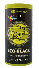 ECO BLACK（エコ ブラック）無糖コーヒー 195g 10本セット【送料無料】