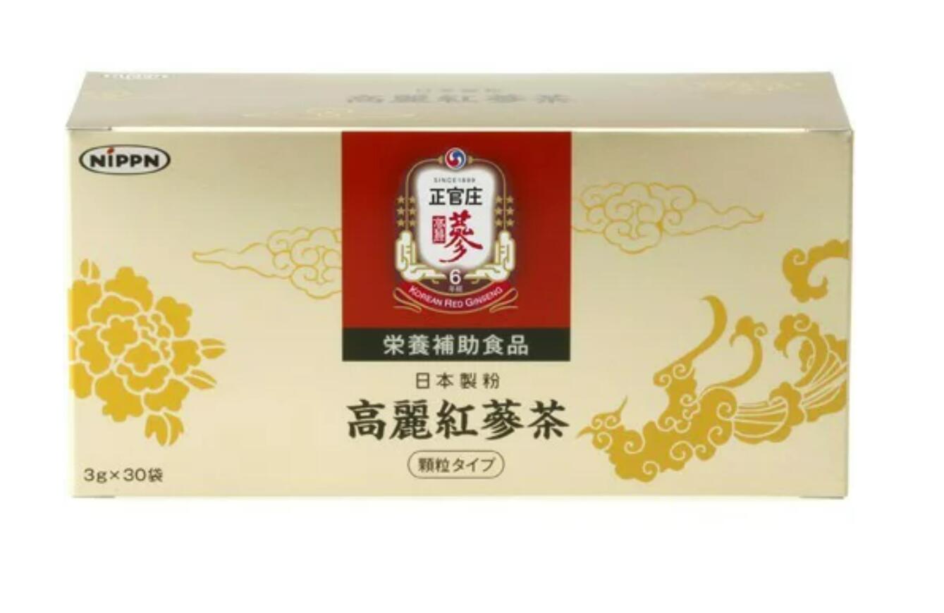 日本製粉 正官庄 高麗紅蔘茶 顆粒タイプ (3g×30包)