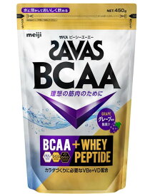 明治 ザバス(SAVAS) BCAAパウダー グレープ風味 450g 4個セット【送料無料】