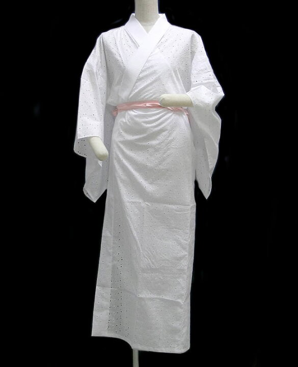 楽天市場】女物 盛夏用 綿レース 長襦袢 - 白/Mサイズ - [ 0607-167a 