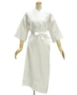 女物　業務用　半衿付き　着物スリップ　-キュプラ袖-　[ 0609-311c ]　衣紋抜き付き 夏 冬 きもの 着付…
