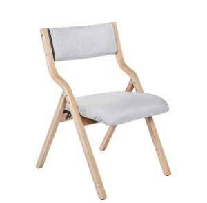 ���C�g�O���[ �_�C�j���O�`�F�A �ؐ� �֎q �����i ���`�F�A �C�X �܂肽���݃`�F�A �J�o�[�􂦂�7�F�I���\ ���r���O Light Gray Solid WoodC476