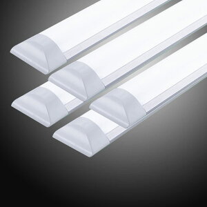 LED�u���� �x�[�X�����v led�L�b�`���x�[�X���C�g�V��Ɩ� ���� ����̌^ �����F�i6000K�j 120cm �䏊�p�����v �H���p�����v (�����F 1�{)