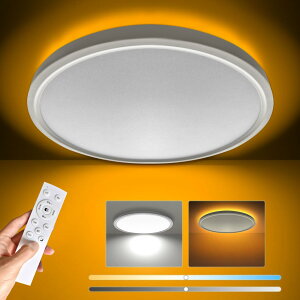 LED�V�[�����O���C�g 6�� 2800lm ������� �Ɩ���� �Ԑڌ���铔 ��30cm �ɔ��^ �������F ���͋C�i�C�g���C�g ���H �d�C �u���� �����R���t�� 6�`8�� Ceiling Light ���r���O �Q�� �a�� �䏊 �V��Ɩ� 