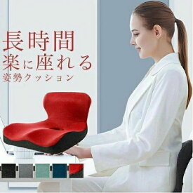 【全品2点で5%OFF】腰痛 クッション オフィス おすすめ デスクワーク 姿勢 矯正 グッズ 猫背矯正 骨盤 腰痛対策 骨盤クッション 座椅子 シートクッション