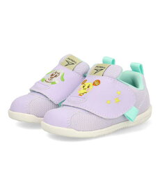 【クーポン配布中】瞬足足育ベビー シュンソクソクイクベビー ベビーシューズ いないいないばあっ！ パカっと開いて自分で履きやすい ワンベルト JB-098 ラベンダー キッズ シューズ 靴 スニーカー ベビー ASBee