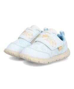 瞬足足育ベビー シュンソクソクイクベビー ベビー シューズ すみっコぐらし ワンベルト JB-113 サックス キッズ 靴 スニーカー ブランド ASBee