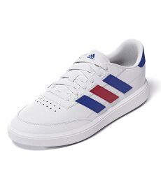 【クーポン配布中】adidas アディダス COURTBLOCK U メンズスニーカー コートブロックU IF4032 フットウェアホワイト/フットウェアホワイト/ベタースカーレット メンズ シューズ 靴 スニーカー ローカット ブランド ASBee