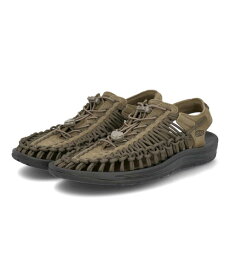 【最大15％クーポン配布】KEEN キーン UNEEK メンズスポーツサンダル アウトドア ユニーク 1023381 ダークオリーブ/ブラック メンズ シューズ 靴 サンダル スポーツ ブランド アスビー