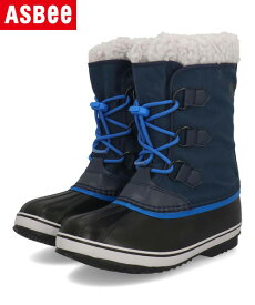 SOREL ソレル YOOT PAC NYLON WP 防水 保温 積寒地 キッズスノーブーツ ユートパックナイロンWP NY1962 465 カレッジネイビー スーパーブルー キッズ シューズ 靴 ブーツ レインシューズ ボーイズ ウィンターシューズ アスビー