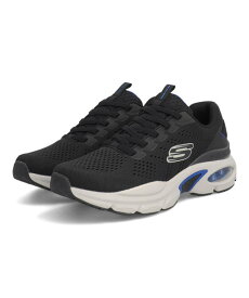 SKECHERS スケッチャーズ SKECH-AIR VENTURA メンズスニーカー 厚底 ゴムシューレース 脱ぎ履き簡単 スケッチエアベンチュラ 232655 BKBL ブラック/ブルー メンズ シューズ 靴 スニーカー スリッポン ローカット