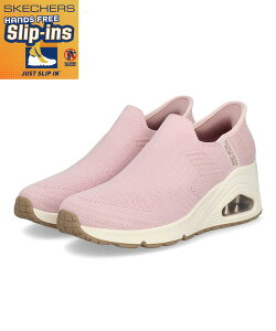 SKECHERS XPb`[Y SLIP-INS XbvCY UNO WEDGE-KICKIN KNIT fB[XXj[J[ EmEFbWLbLOjbg 177523 ubVsN fB[X V[Y C Xj[J[ Xb