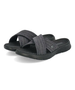 SKECHERS XPb`[Y GO WALK FLEX SANDAL-IMPRESSED y fB[XT_ S[EH[NtbNXT_CvXh 141420 ubN/O[ X|[cT_ [q[T_ [q