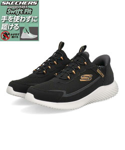 �y�N�[�|���z�z���zSKECHERS �X�P�b�`���[�Y SWIFT FIT �X�E�B�t�g�t�B�b�g BOUNDER-DURIN �y�� �����Y�X�j�[�J�[ �X���b�|�� �o�E���_�[ 8790255 BKW [HF] �u���b�N/�z���C�g �����Y �V���[�Y �C �E�H�[�L