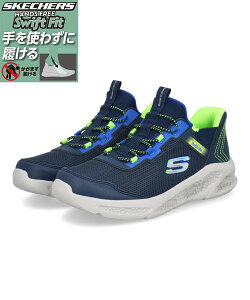 SKECHERS �X�P�b�`���[�Y SWIFT FIT �X�E�B�t�g�t�B�b�g CRATER-LIGHTS-DECLAN�y�y�ʁz�L�b�Y�X�j�[�J�[(�N���[�^�[���C�g) 415059L NVBL[HF] �l�C�r�[/�u���[