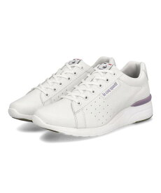 【クーポン配布中】le coq sportif ルコックスポルティフ LCS ALMA LIFT 軽量 レディーススニーカー LCSアルマリフト QZ3XJC17WL ホワイト/ラベンダー レディース シューズ 靴 スニーカー ローカット ASBee