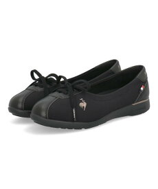 【クーポン配布中】le coq sportif ルコックスポルティフ LCS MONTPELLIE PM 軽量 レディースシューズ バレエスニーカー LCSモンペリエPM LU5SSN25LZ BKBK ブラック/ブラック レディース シューズ 靴 カジュアル スニーカー パンプス ローファー