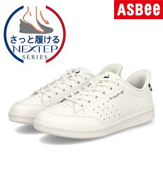 【クーポン配布中】le coq sportif ルコックスポルティフ LA ROLAND SI さっと履ける 脱ぎ履き楽チン レディーススニーカー ラローランSI QL3XJC06WB ホワイト/ブラック レディース シューズ 靴 スニーカー スリッポン ローカット