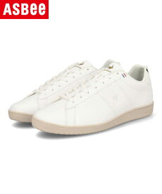 【クーポン配布中】le coq sportif ルコックスポルティフ LCS CHATEAU 2 メンズスニーカー LCSシャトー2 QL1XJC10WW ホワイト/ホワイト メンズ シューズ 靴 スニーカー ローカット ブランド ギフト ASBee アスビー