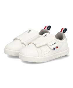 le coq sportif ルコックスポルティフ LA ROLAND 2 F 脱ぎ履き簡単 軽量 ベビーシューズ ワンベルト ラローラン2F LU4FSN54JZ WHSL ホワイト/シルバー キッズ シューズ 靴 スニーカー ベビー ラッピング ASB