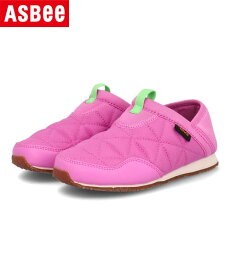 【クーポン配布中】Teva テバ K REEMBER 2WAY 撥水 超軽量 踵が踏める キッズスニーカー スリッポン モック キッズリエンバー 1135290C SRPNK スーパーピンク キッズ シューズ 靴 スニーカー ガールズ ASBee