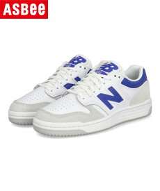 【クーポン&P10倍】new balance ニューバランス BB480 レディースレザースニーカー 本革 BB480LBI ホワイト/ブルー レディース シューズ 靴 スニーカー ローカット ブランド ギフト プレゼント ラッピング ASBee アスビー