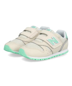 【クーポン配布中】new balance ニューバランス I373 ベビースニーカー 子供靴 ワンベルト キッズシューズ ストラップ I3733JM ベージュ/グリーン キッズ シューズ 靴 スニーカー ベビー ブランド ギフト プレゼント ラッピング ASBee アスビー