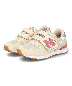 【クーポン配布中】new balance ニューバランス PO313 キッズスニーカー 412313 JBE ホワイト キッズ シューズ 靴 スニーカー ガールズ ブランド ASBee アスビー