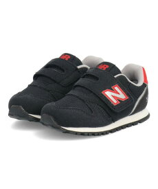 【クーポン配布中】new balance ニューバランス IZ373 ベビースニーカー ベビーシューズ 子供靴 ワンベルト 633373 AA2 ブラック キッズ シューズ 靴 スニーカー ベビー ブランド プレゼント ASBee