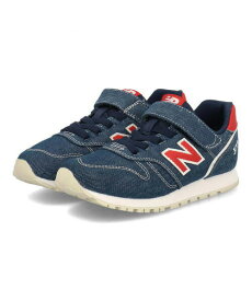 new balance ニューバランス YV373 軽量 キッズスニーカー 細幅 ストラップ 子供靴 キッズシューズ 622373 XM2 ネイビー キッズ シューズ 靴 スニーカー ボーイズ ブランド ギフト プレゼント ラッピング ASBee アスビー