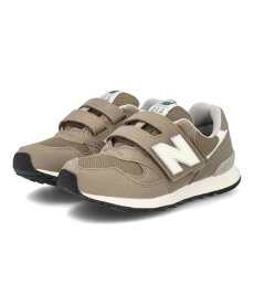 【クーポン配布中】new balance ニューバランス PO313 キッズスニーカー キッズシューズ 子供靴 ワンベルト 632313 JH ブラウン キッズ シューズ 靴 スニーカー ボーイズ ブランド ギフト プレゼント ラッピング ASBee アスビー