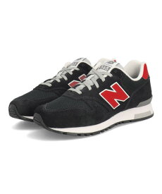 【クーポン配布中】new balance ニューバランス ML565 メンズスニーカー 710565 BR1 ブラック/レッド メンズ シューズ 靴 スニーカー ローカット ブランド ASBee アスビー