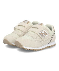 【クーポン配布中】new balance ニューバランス IZ373 ベビースニーカー ベビーシューズ 子供靴 ワンベルト 715373 AO2 ライトベージュ キッズ シューズ 靴 スニーカー ベビー ブランド ギフト プレゼント ラッピング ASBee アスビー