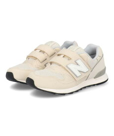 【クーポン配布中】new balance ニューバランス PO313 キッズスニーカー キッズシューズ 子供靴 ワンベルト 712313 JJ2 ホワイト キッズ シューズ 靴 スニーカー ガールズ ボーイズ ブランド ASBee アスビー