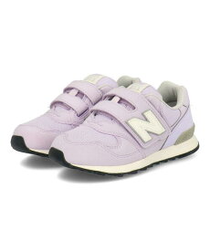 【クーポン配布中】new balance ニューバランス PO313 軽量 キッズスニーカー キッズシューズ 子供靴 ワンベルト 712313 JL2 パープル キッズ シューズ 靴 スニーカー ガールズ ブランド ASBee アスビー