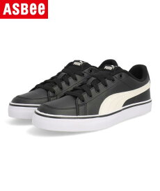 【クーポン配布中】PUMA プーマ V COURT VULC レディーススニーカー Vコートバルク 389907 02 プーマブラック/ウィスパーホワイト レディース シューズ 靴 スニーカー ローカット ブランド ASBee