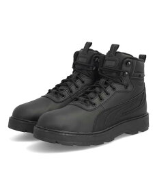 【クーポン配布中】PUMA プーマ DESIERTO V3 PURETEX 防水 メンズスニーカーブーツ ハイカット スノトレ デジアルトV3ピュアテックス 393928 01 プーマブラック/プーマブラック 靴 スニーカー ブーツ レインシューズ アウトドア ウィンターシューズ 防水・耐水シューズ