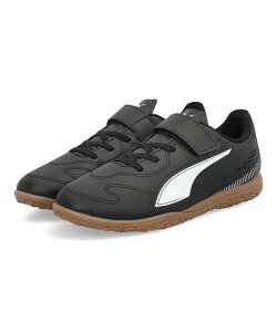 PUMA プーマ VITORIA 2 IT V JR キッズスニーカー 子供靴 サッカートレーニングシューズ ヴィートリア2ITVジュニア 108506 01 プーマブラック/プーマホワイト キッズ シューズ 靴 スニーカー 運動靴 ボ