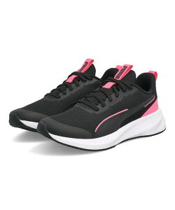 PUMA プーマ FLYER LITE 3 JR キッズスニーカー ひも靴 ランニングシューズ フライヤーライト3ジュニア 401526 03 プーマブラック/マジックローズ/ホワイト キッズ シューズ 靴 スニーカー 運動靴 ガ