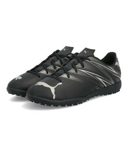 PUMA プーマ ATTACANTO TT JR キッズスニーカー サッカートレーニングシューズ ひも靴 アタッカントTTジュニア 107481 01 プーマブラック/シルバーミスト キッズ シューズ 靴 スニーカー 運動靴 ガー