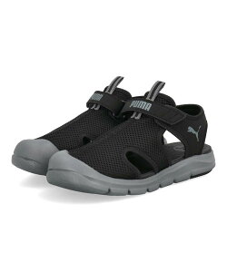 �y�N�[�|���z�z���zPUMA �v�[�} FUN RACER SANDAL MESH V PS ���y�� ���ӑΉ� �L�b�Y�T���_�� �t�@�����[�T�[�T���_�����b�V��VPS 401575 01 �v�[�}�u���b�N/�N�[���_�[�N�O���[ �L�b�Y �V���[�Y �C �T��