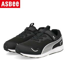 【クーポン配布中】PUMA プーマ SPEED MONSTER V4 軽量 キッズスニーカー 運動会 スピードモデル スピードモンスターV4 378908 16 プーマブラック/プーマホワイト キッズ シューズ 靴 スニーカー 運動靴 ガールズ ボーイズ ASBee